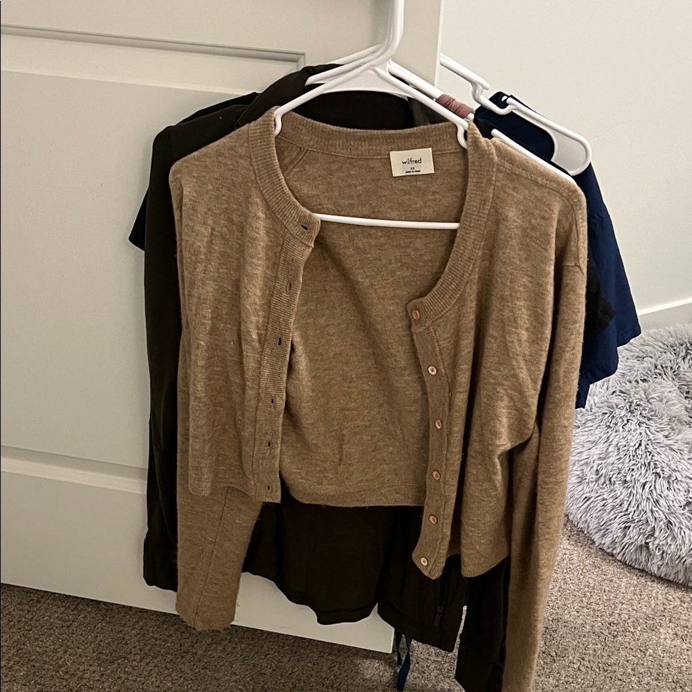 Wilfred Light Brown Cardigan